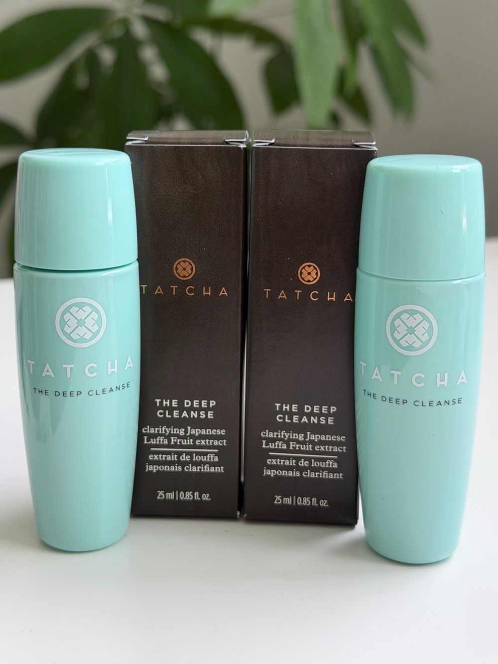 TATCHA The Deep Cleanse 25ml Travel Size Duo 2-Pack NIB